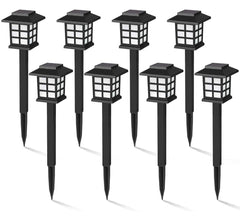 12 Pack Solar Pathway Lights Outdoor, Waterproof Outdoor Solar Lights