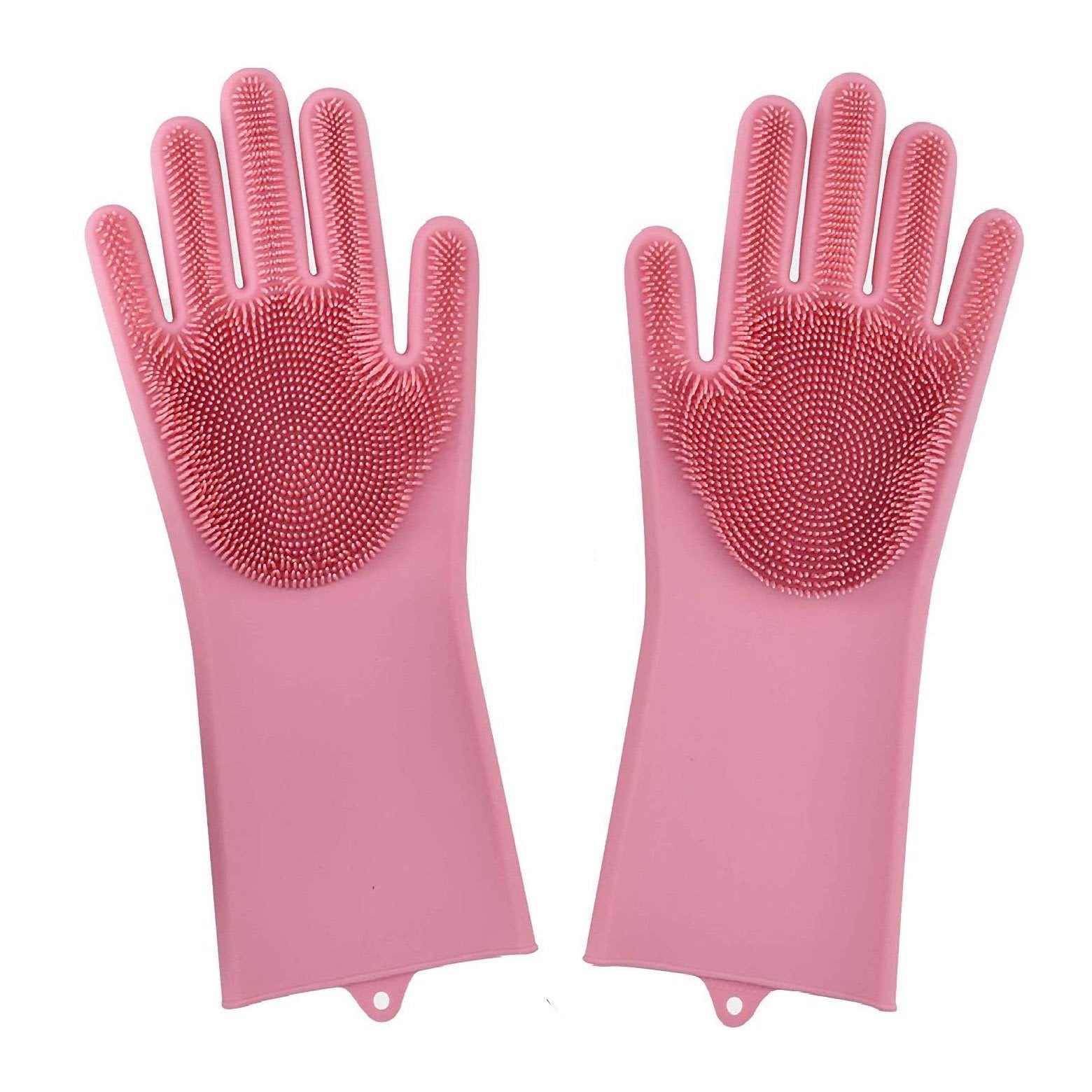 Gants de nettoyage de vaisselle en silicone 2 en 1