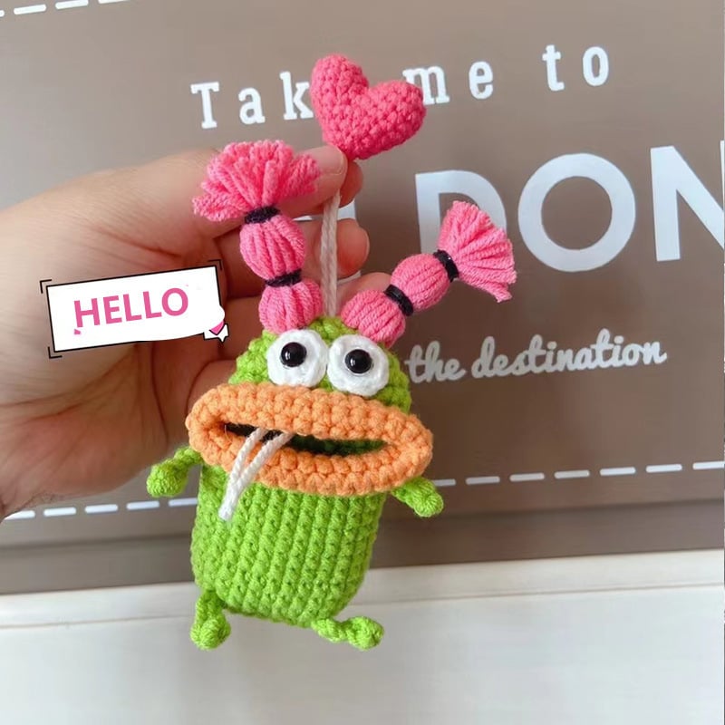 Keepsake Crochet Key Pouch | Yarn Holder for Car Keys & Everyday Keys