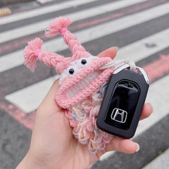 Keepsake Crochet Key Pouch | Yarn Holder for Car Keys & Everyday Keys