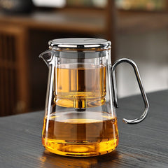 Magnetic Glass Tea Set for Smooth Brewing – 700ml Borosilicate and Stainless Steel