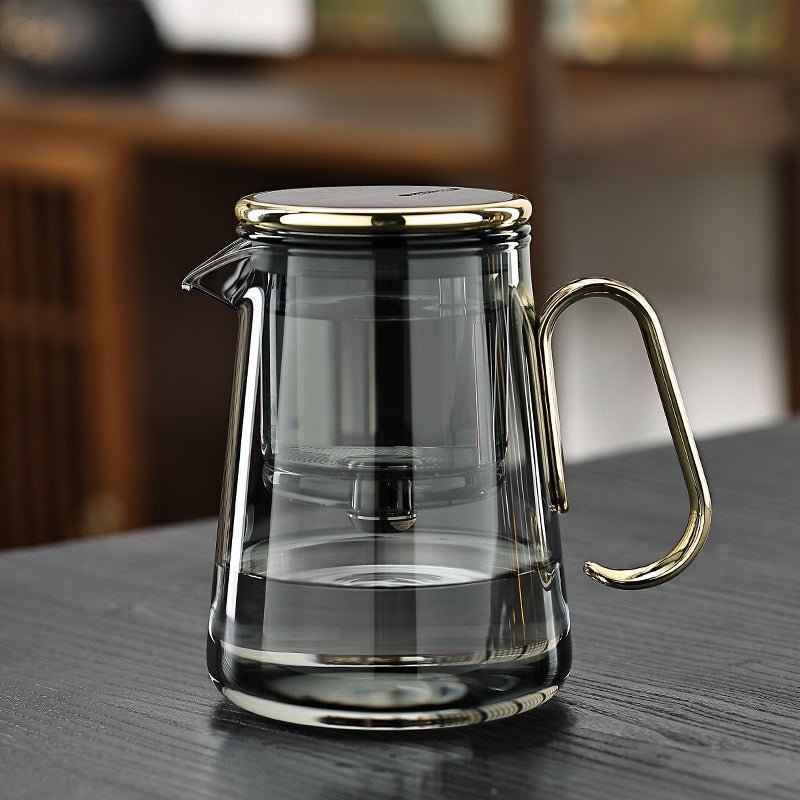 Magnetic Glass Tea Set for Smooth Brewing – 700ml Borosilicate and Stainless Steel