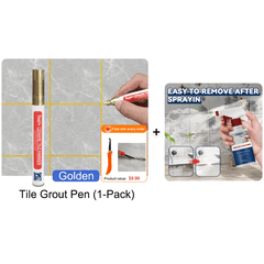 MendLine Grout Refresh Pen | Waterproof Tile Marker for Kitchens & Baths