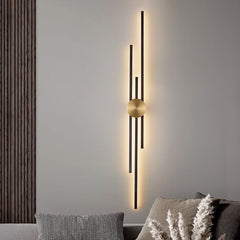 Modern LED Wall Light Fixture – Vertical Iron Design for Contemporary Spaces