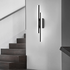 Modern LED Wall Sconce Light Fixture – Acrylic and Metal Design for Ambient Illumination
