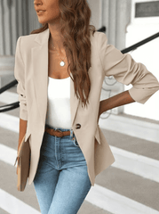 Modern Stretch Women's Blazer | Wrinkle-Resistant Office Jacket