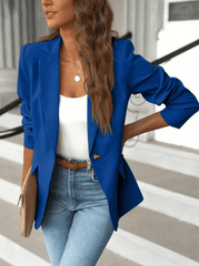 Modern Stretch Women's Blazer | Wrinkle-Resistant Office Jacket
