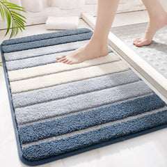 Organic Microfiber Bath Rug with Non-Slip Backing – Soft and Absorbent Bathroom Mat for Ultimate Comfort