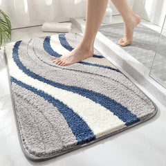 Organic Microfiber Bath Rug with Non-Slip Backing – Ultra-Soft and Highly Absorbent