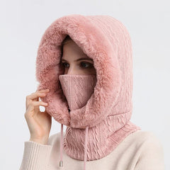 Pine Knitted Hood | Soft Fabric, Full Coverage