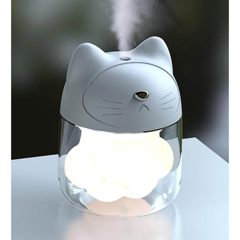 Humidificador mini con forma de gato de 150 ml