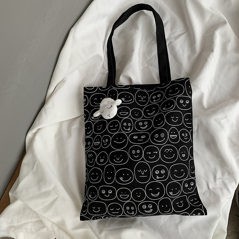 Canvas Shoulder Kpop Harajuku Bag