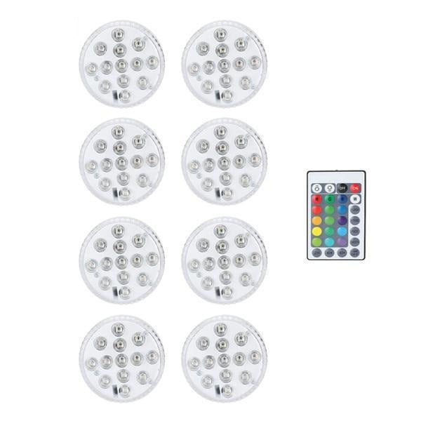 Luces LED sumergibles para piscinas de 16 colores