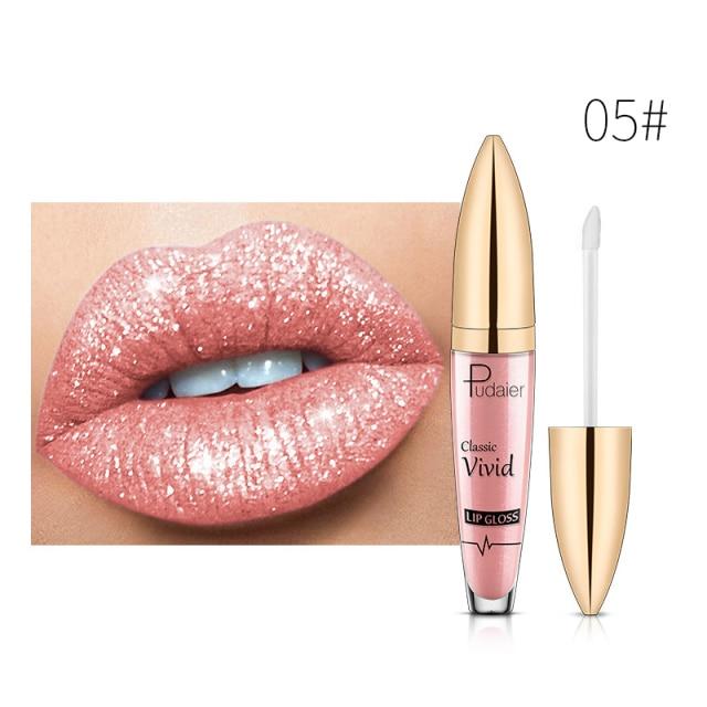 (HOT SALE!!!) 18 Color Diamond Shiny Long Lasting Lipstick