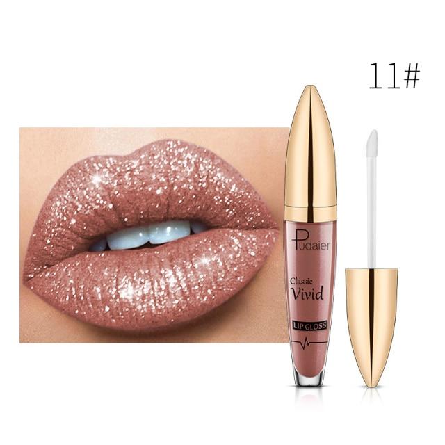 (HOT SALE!!!) 18 Color Diamond Shiny Long Lasting Lipstick