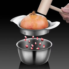 RipeSeed Stainless Steel Pomegranate Prep Tool | Non-Slip Seed Separator