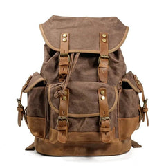 Rover Travel Backpack | Durable Waxed Canvas, Water-Resistant