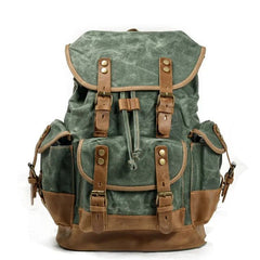 Rover Travel Backpack | Durable Waxed Canvas, Water-Resistant