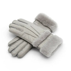 Sleek Winter Gloves for Men | Premium Leather with Fleece Lining