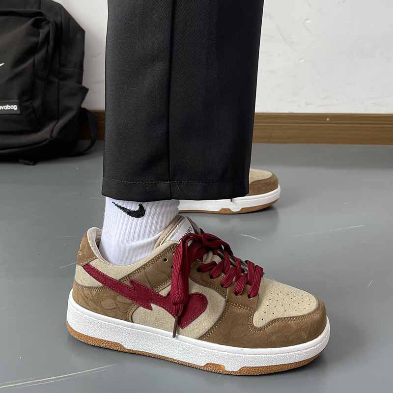 Zapatillas deportivas ligeras de estilo preppy para hombre y mujer