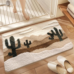 Soft Microfiber Plush Rug with Non-Slip Backing – Cozy Floor Mat for Home Décor