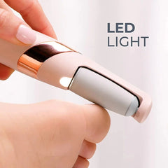 Foot Care Device for Gentle Exfoliation | Waterproof with Dual Roller Strength and 100-Minute Battery Life