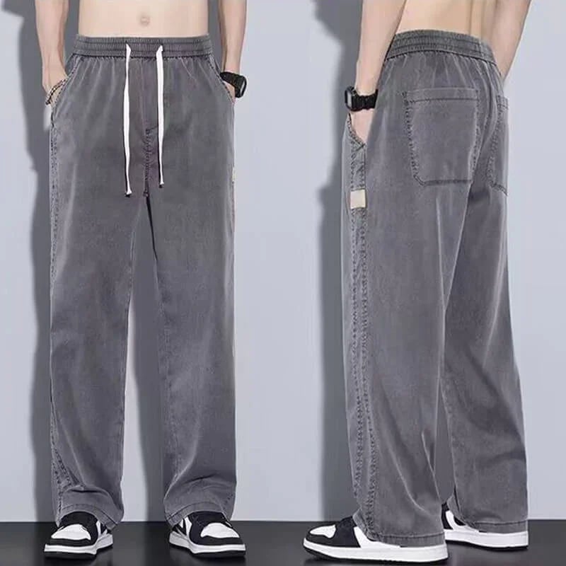Tivra Lightweight Wide-Leg Pants | Elastic Waist, Side Pockets & Easy-Care Summer Fit