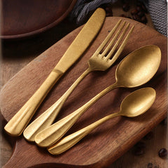 Ultra Matte Silverware Set – Durable 430 Stainless Steel with Grip-Ready Finish