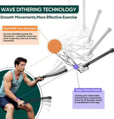 Vetrax Training Ropes | Compact Full-Body Fitness Equipment for Home Gym