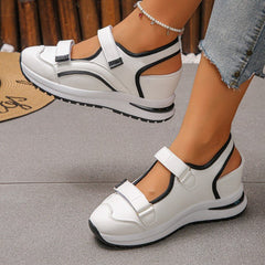 Willow Breathable Cut-Out Walking Shoes | Adjustable Straps | Lightweight Sole