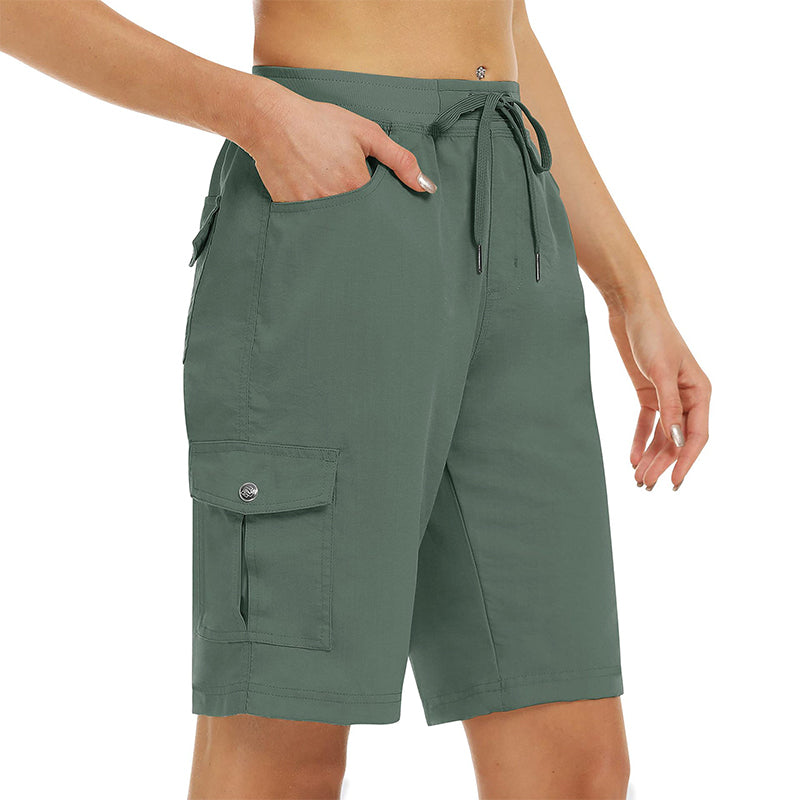Willow Women’s Quick-Dry Cargo Shorts | UPF 50+ Sun Coverage | Secure Pockets