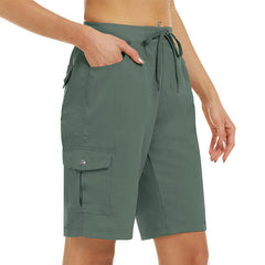Willow Women’s Quick-Dry Cargo Shorts | UPF 50+ Sun Coverage | Secure Pockets