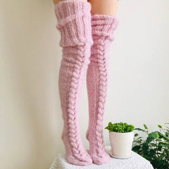 FrostGuard Women's Wool Socks | Over-the-Knee, Ultra-Light and Cozy