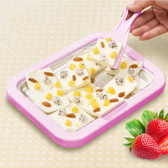 Yara Manual Frozen Treat Roller | 2-Cup Family Dessert Tray
